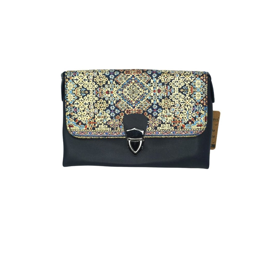 Designer Fabric Bags Multi colored by Mottif Istanbul  Shoulder Bag 8.5"x5.5"